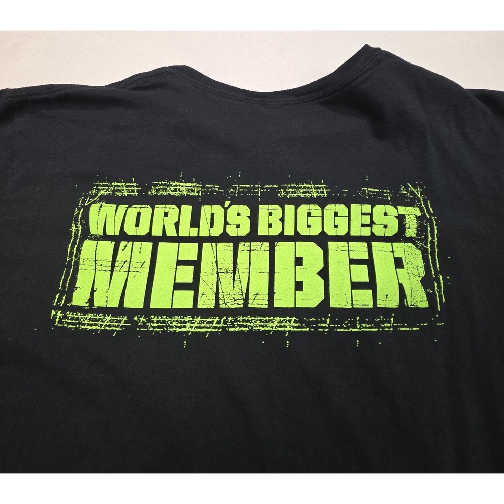 WWE Degeneration X DX Army T Shirt Men 2X Worlds Biggest Member Double Sided